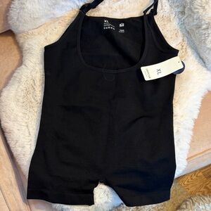 NWT XL Open Bust Boyshort Bodysuit Seamless Shaping